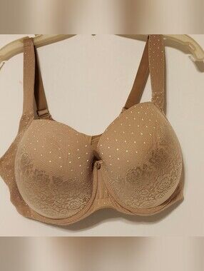 Soma Nude Lace & Dot Full Coverage Bra
